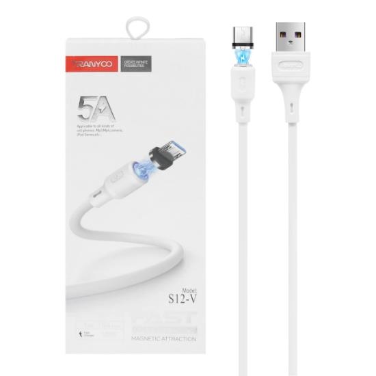 کابل تبدیل USB به MicroUSB ترانیو مدل S12-V طول 1 متر